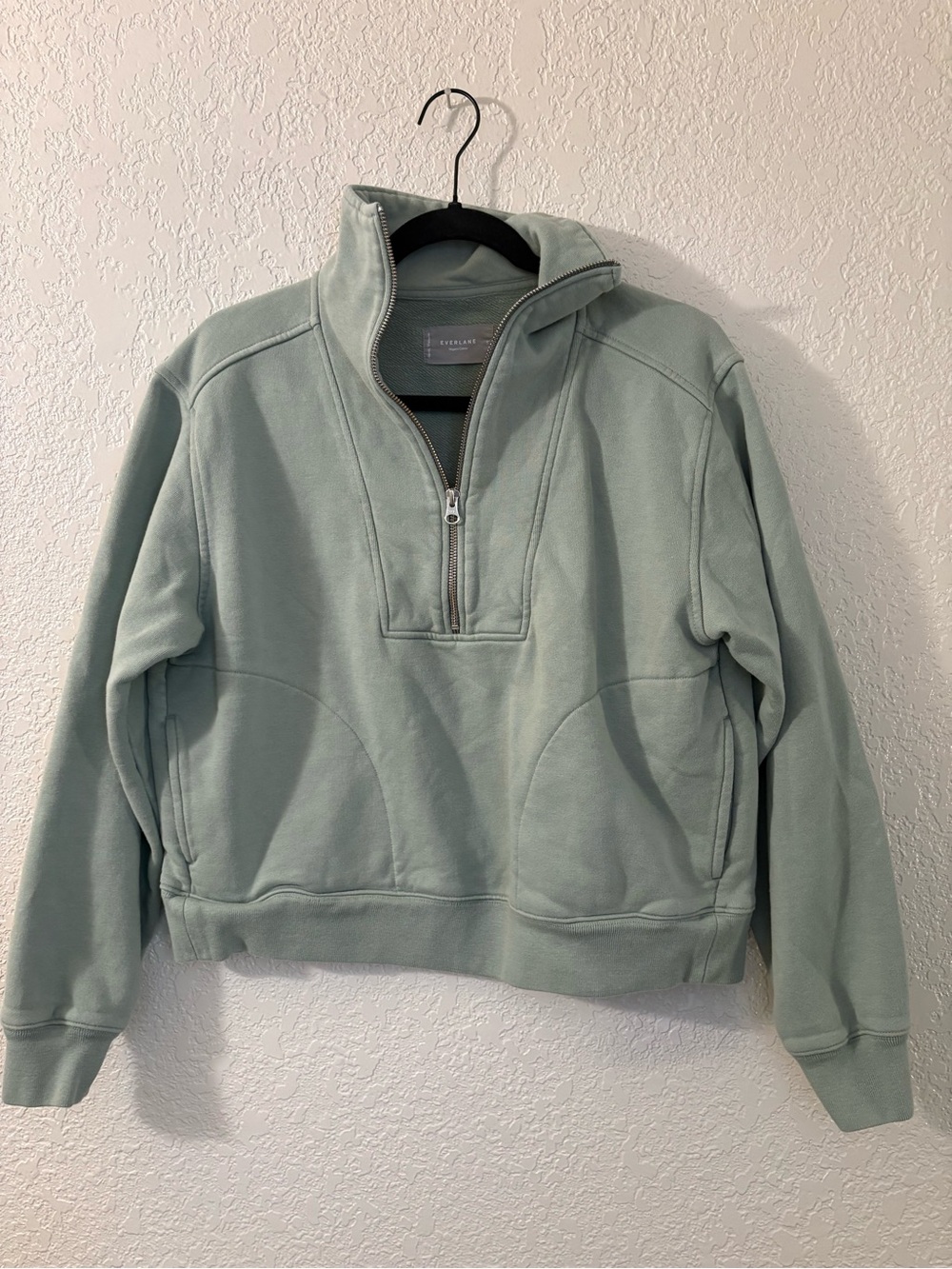 Everlane Quarter Zip Sweatshirt S